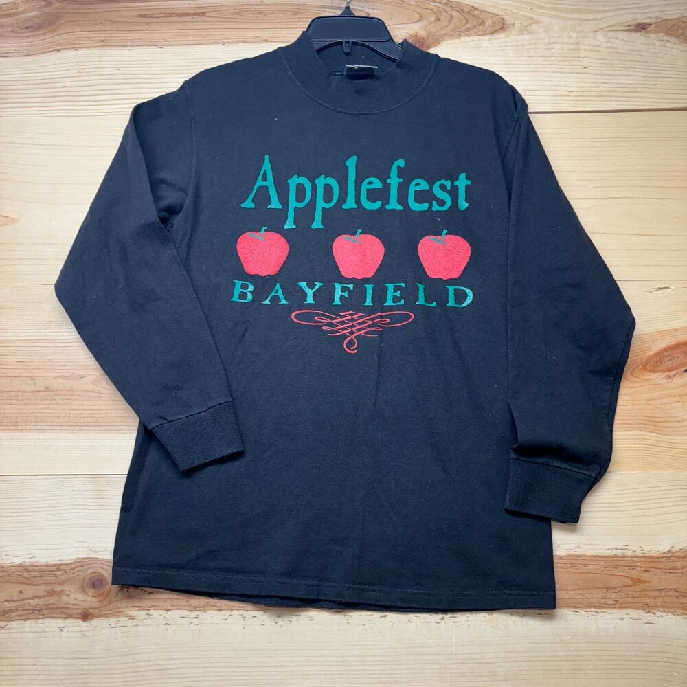 Black Applefest Bayfield Long Sleeve Tee